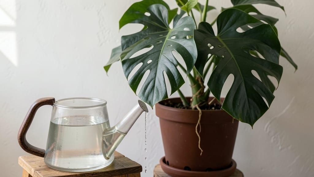 Monstera Plant Watering Guide: Exact Schedule for Thriving Leaves