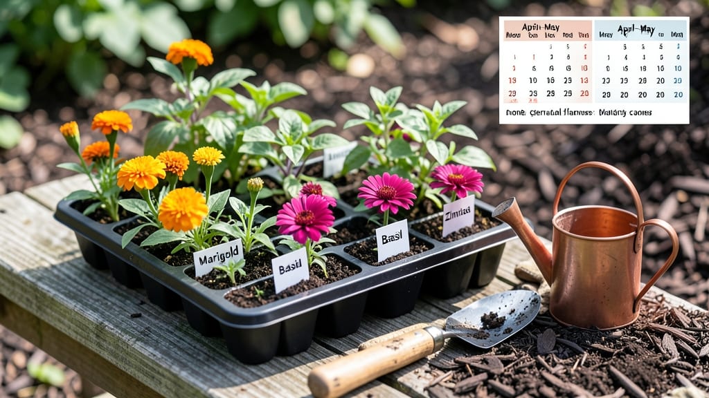 When to Plant Annuals in NJ: USDA Zone 6b-7a Timeline for Zero-Frost Success