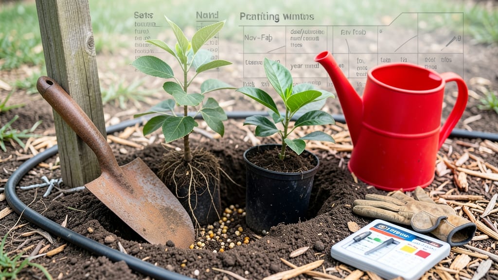 When to Plant Fruit Trees in California: Chill Hour Zones & Frost-Free Deadlines by Region