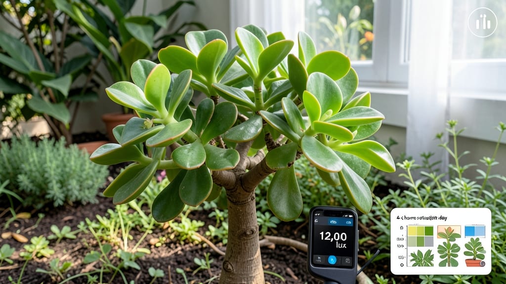 How Much Light Does a Jade Plant Require: Bright Indirect Sunlight Secrets for Thriving Leaves