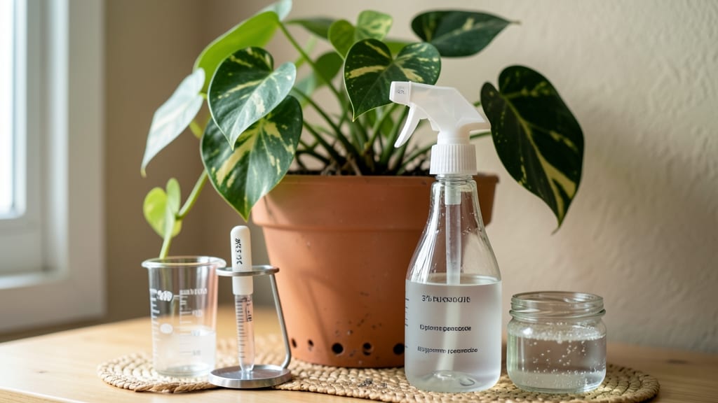 How Much Hydrogen Peroxide in Plant Water: Safe Dilution Ratios for Pests & Fungus